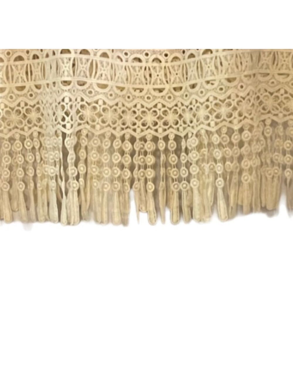 Entro Tie Dye Lace Fringe Cami Size Medium - Picture 2 of 6